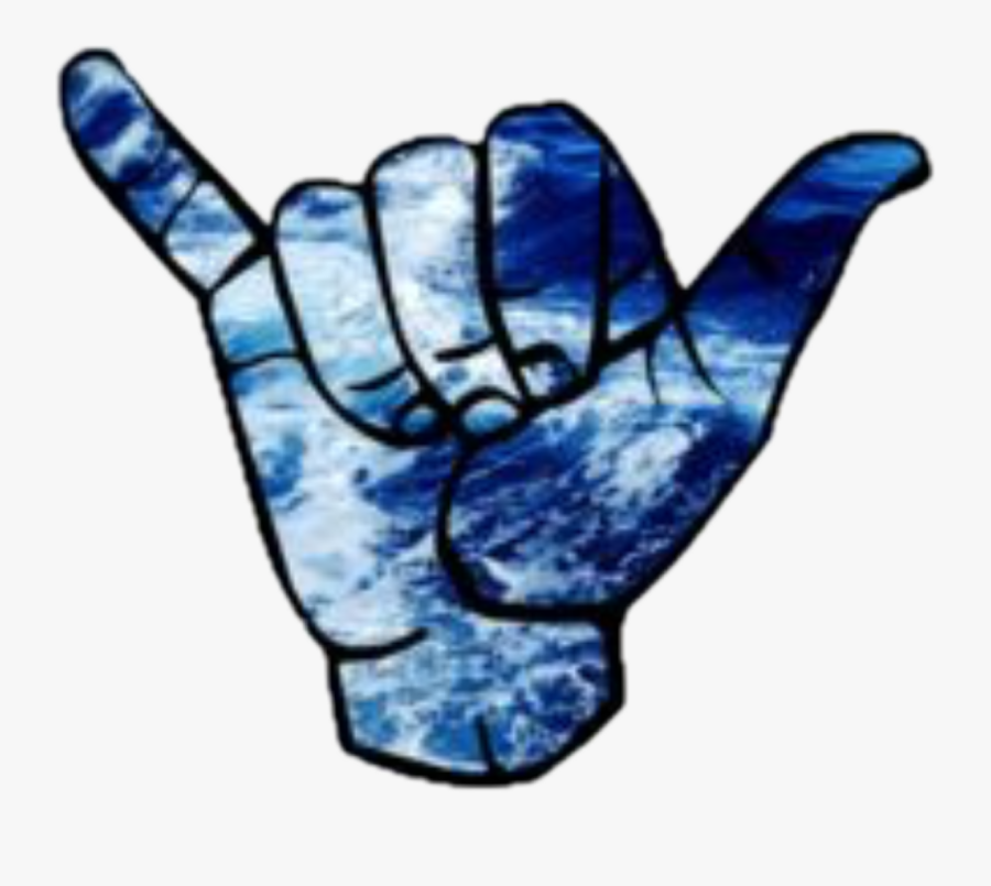 Shaka Water Waves Cool California - Tie Dye Hang Loose, Transparent Clipart