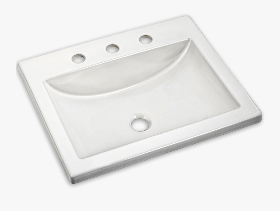 Square Drop In Bathroom Sink - Bathroom Sink, Transparent Clipart