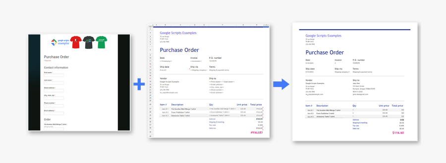 Clip Art Google Docs Templates Invoice - Google Form For Orders Template, Transparent Clipart