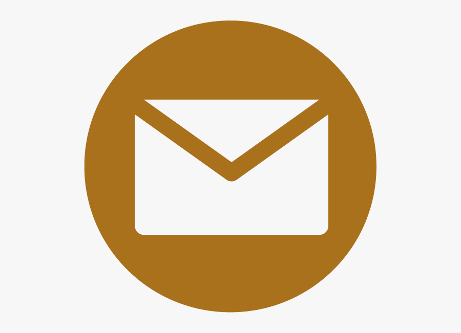 Contact Hickory Street Cabinets, Troy Il By Email - White Email Icon Round, Transparent Clipart