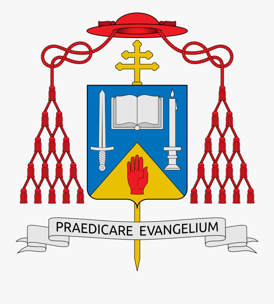 Transparent Minister Clipart - Coat Of Arms Cardinal William John, Transparent Clipart
