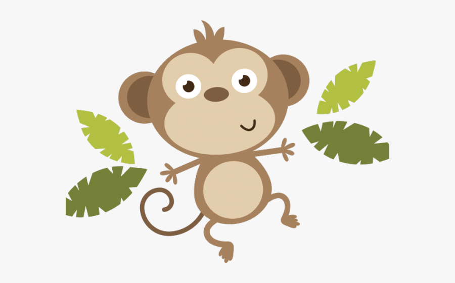 Year Of The Monkey Clipart Animated - Cute Monkey Png, Transparent Clipart