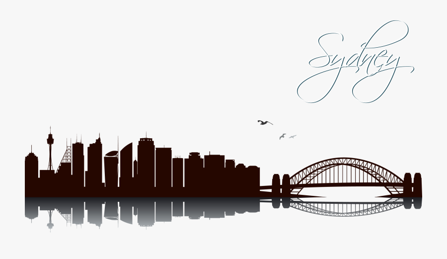 Sydney Clipart Transparent Background - Opera House Vector Silhouette, Transparent Clipart