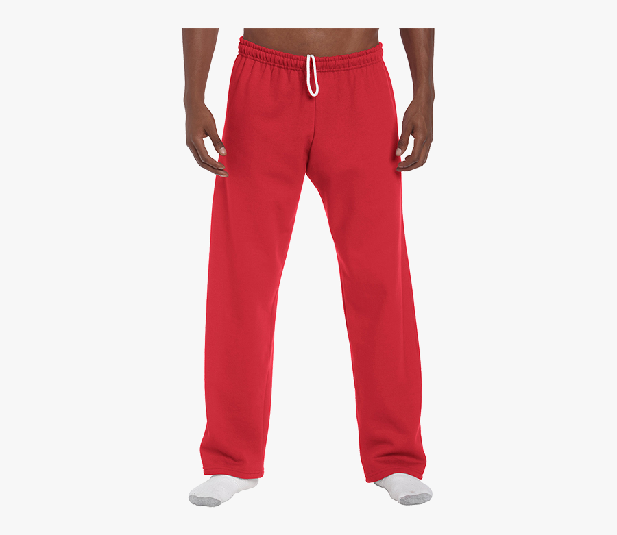 G18400 Open Bottom Sweatpants - Gildan, Transparent Clipart