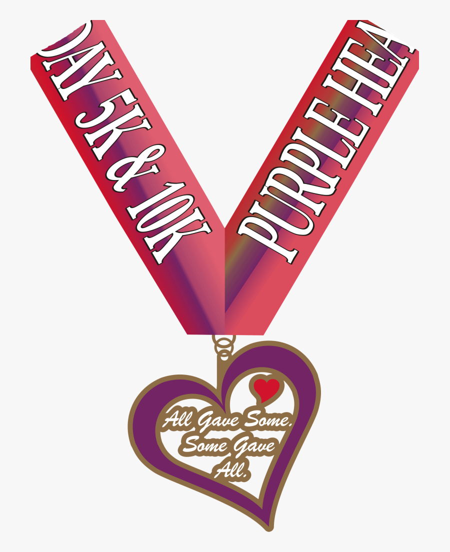 Purple Heart Day Png, Transparent Clipart