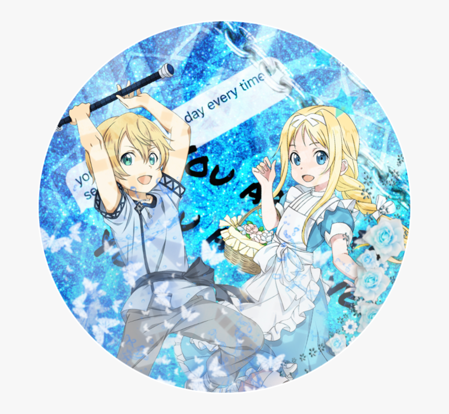#eugeo #alice #sao #sticker - Cartoon, Transparent Clipart