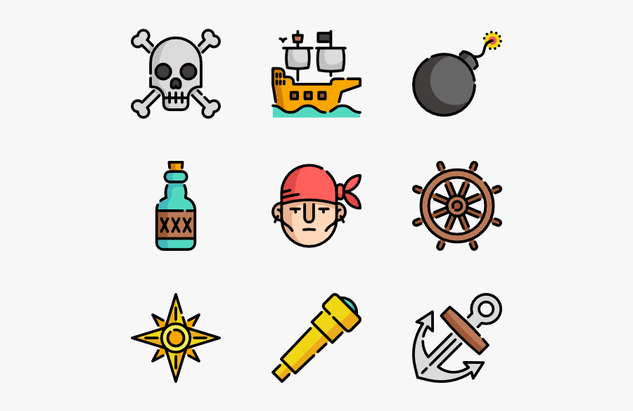 Pirates, Transparent Clipart