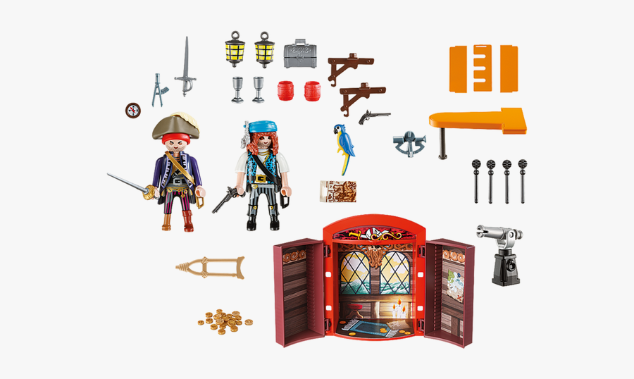 Pirate Treasure Chest Clipart, Transparent Clipart