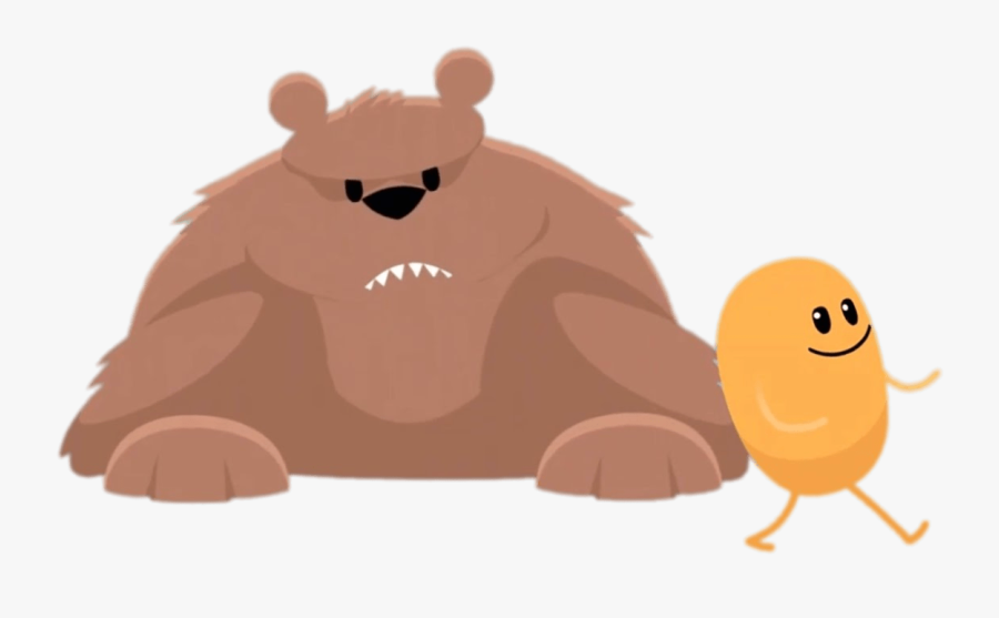 Hapless Parading In Front Of Bear, Transparent Clipart