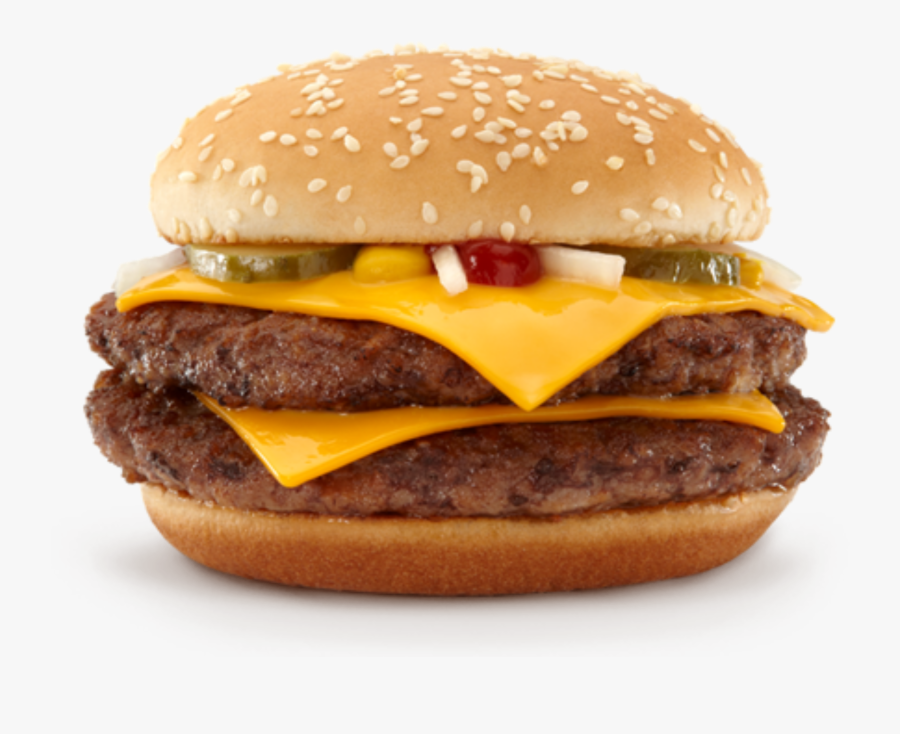 Transparent Quarter Pounder Png, Transparent Clipart