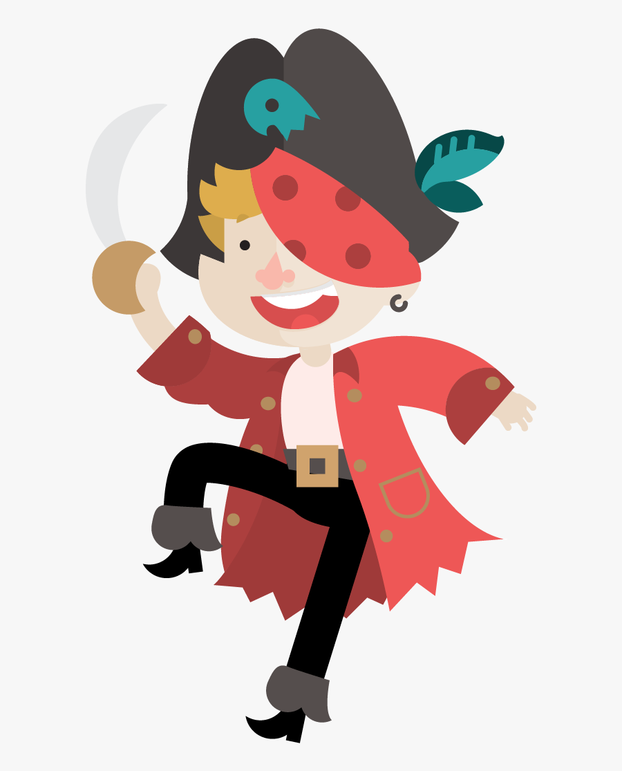 Transparent Pirate Face Png, Transparent Clipart