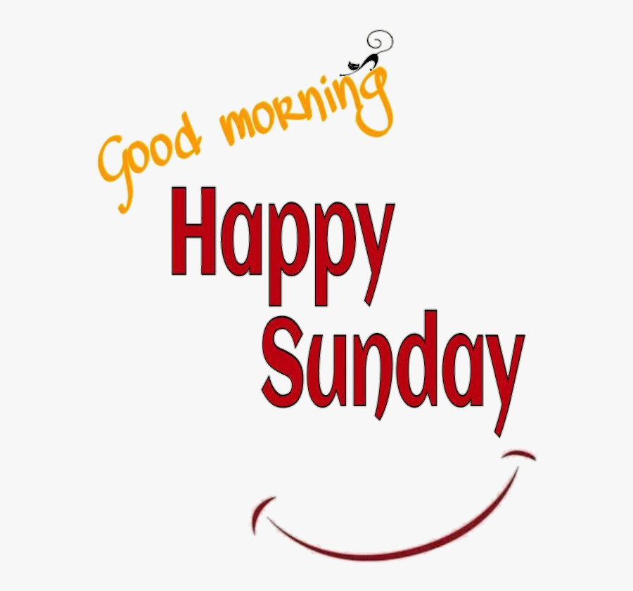 #happysunday, Transparent Clipart