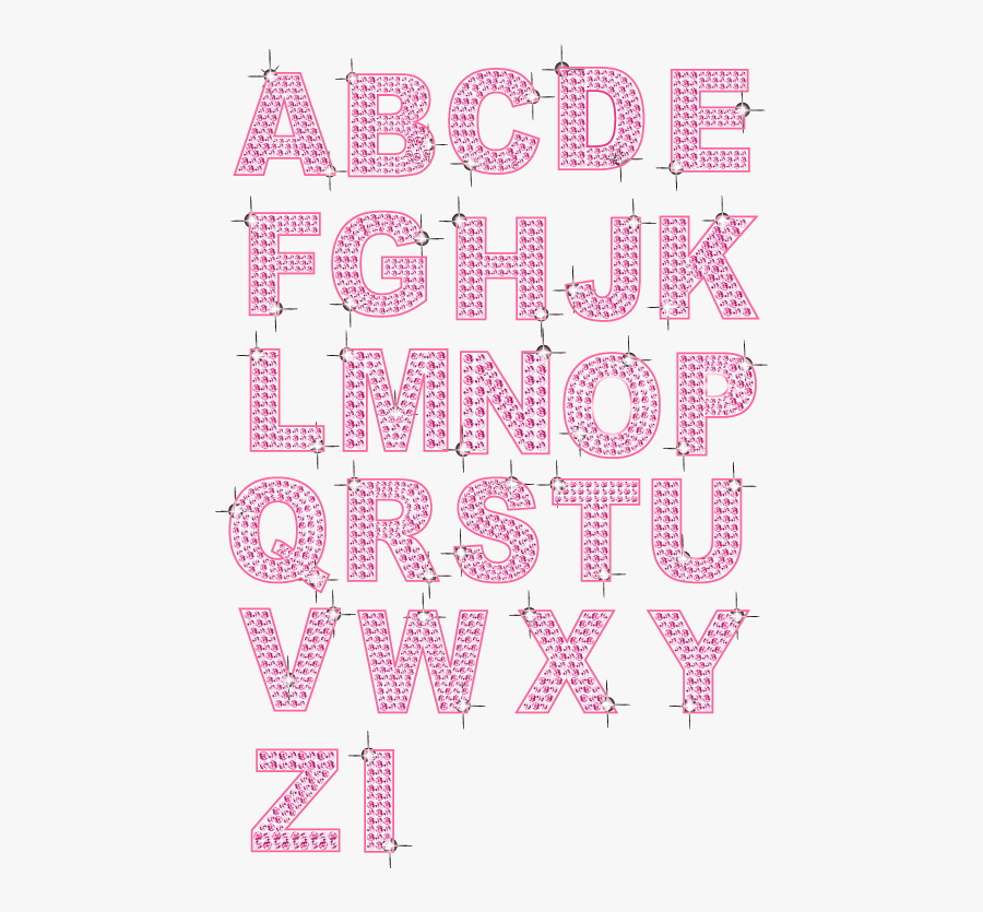Pink Diamond Love Alphabet Wallpaper T-shirt Vector , Free Transparent ...