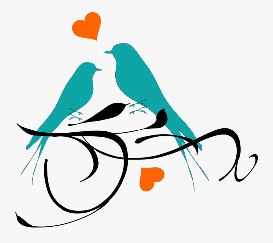 Love Birds Clipart 19,, Transparent Clipart