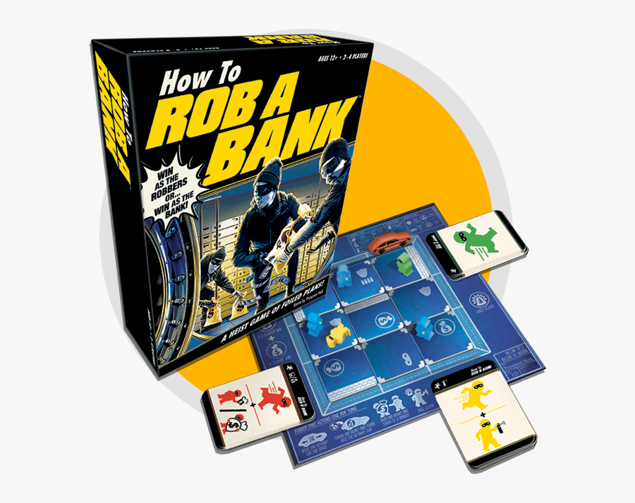 How To Rob A Bank Board Game Contents, Transparent Clipart