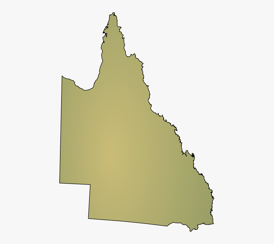 Australia, Map, Queensland, State, Geography, Transparent Clipart