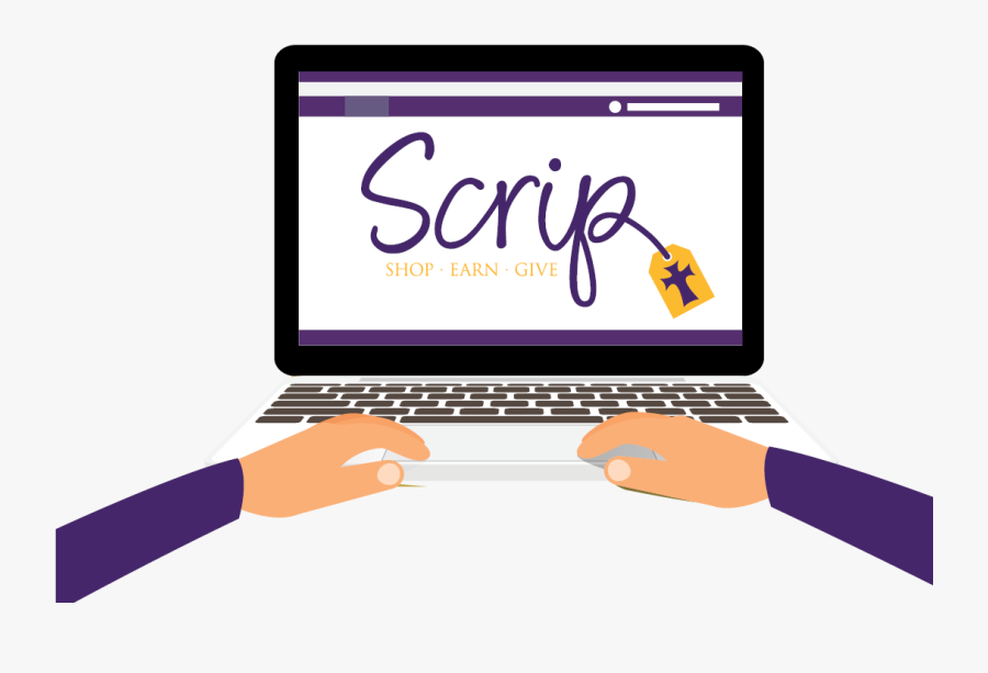 Clipart Computer Hand - Writing Email Png, Transparent Clipart