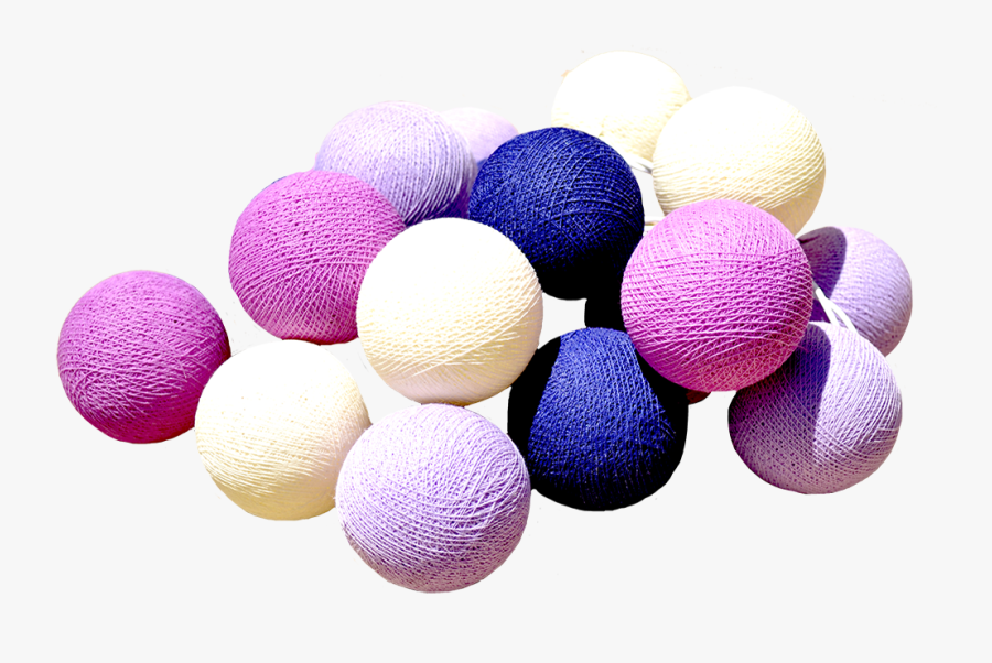 Clip Art Colored Cotton Balls - Cotton Ball Lights Png, Transparent Clipart