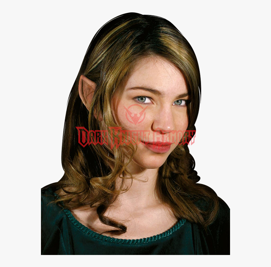 Wood Elf Ears - Elf Female Elf Larp, Transparent Clipart