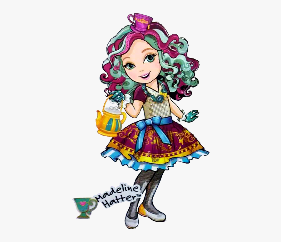 Madeline Hatter - Madeline Hatter And Apple White, Transparent Clipart