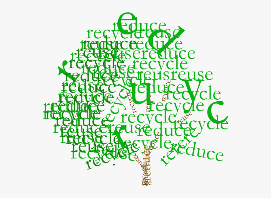 Reduce Reuse Recycle - Illustration, Transparent Clipart