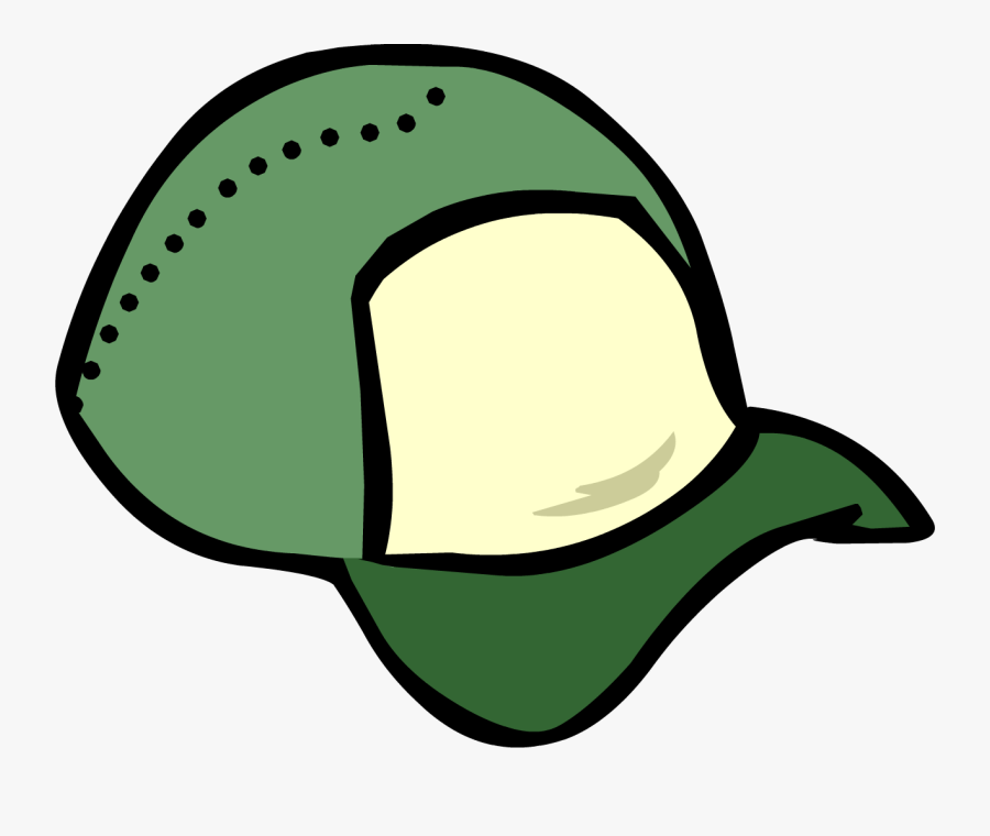 Green Ball Cap - Club Penguin Green Cap, Transparent Clipart
