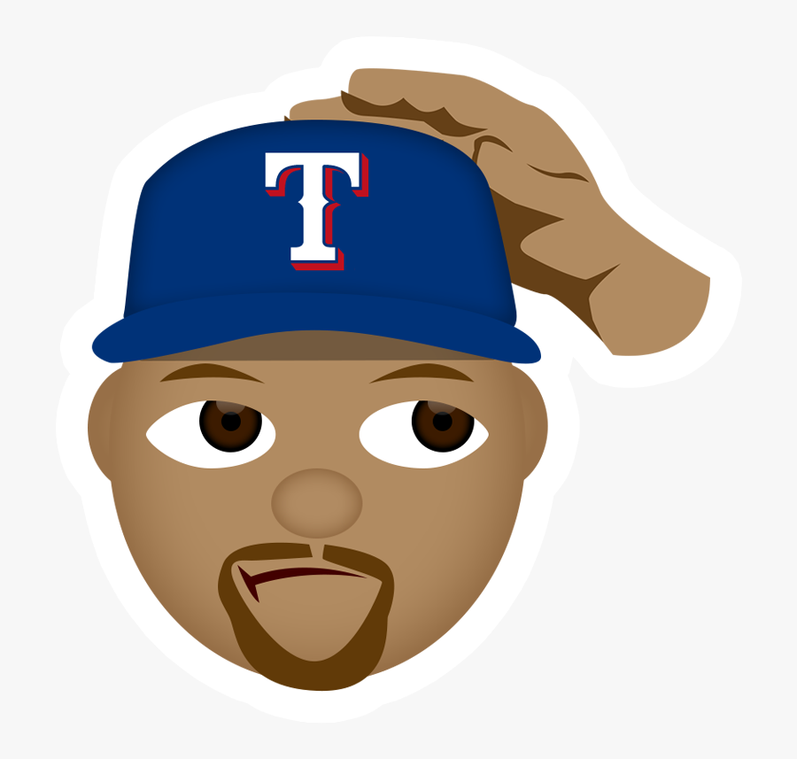 Texas Rangers Emoji Beltre, Transparent Clipart