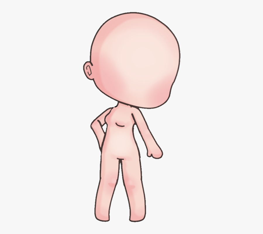 Gacha Life Body Base, Transparent Clipart