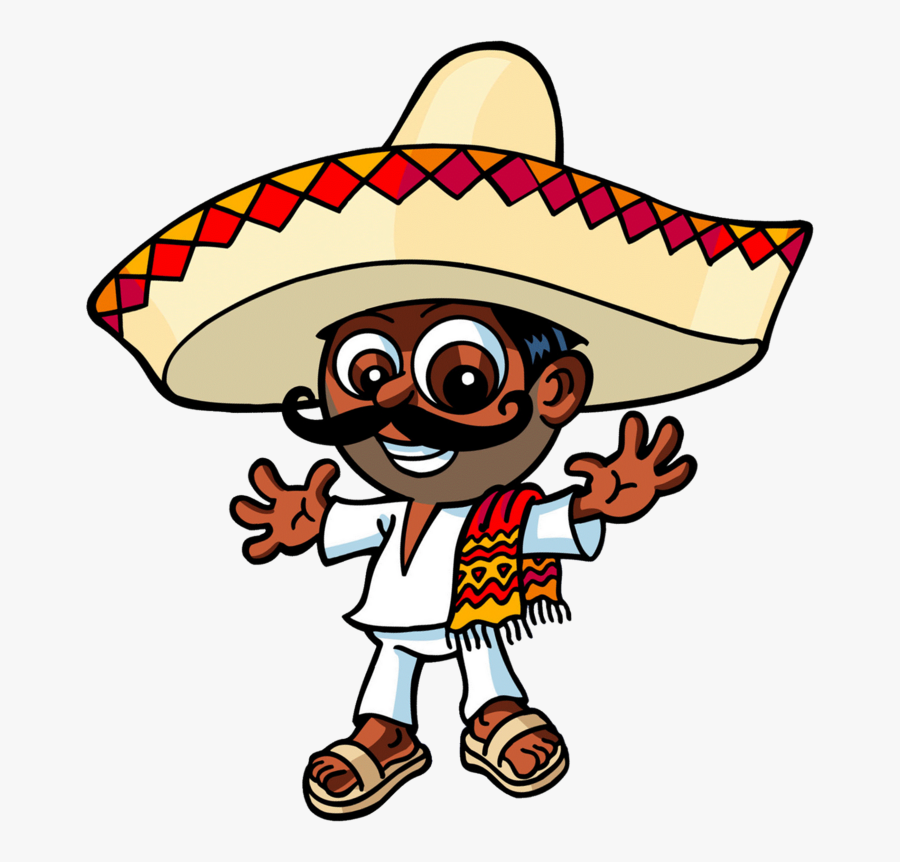 Transparent Cartoon People Png - Mexican Food, Transparent Clipart