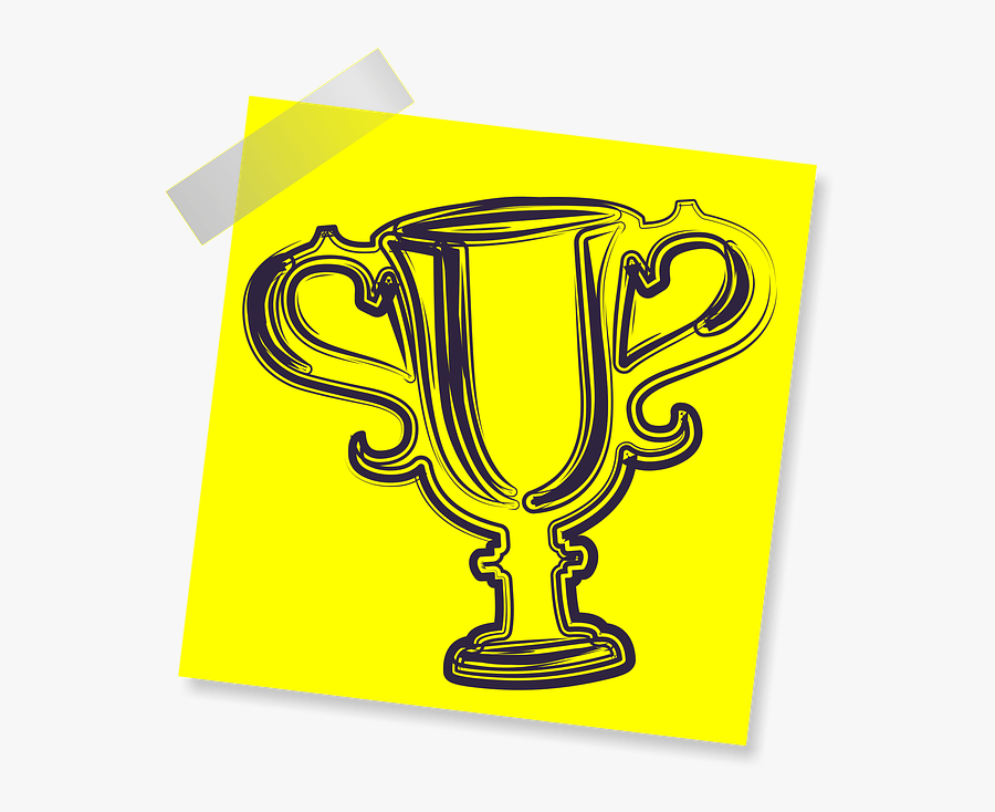 Medal And Ribbon Black And White, Transparent Clipart