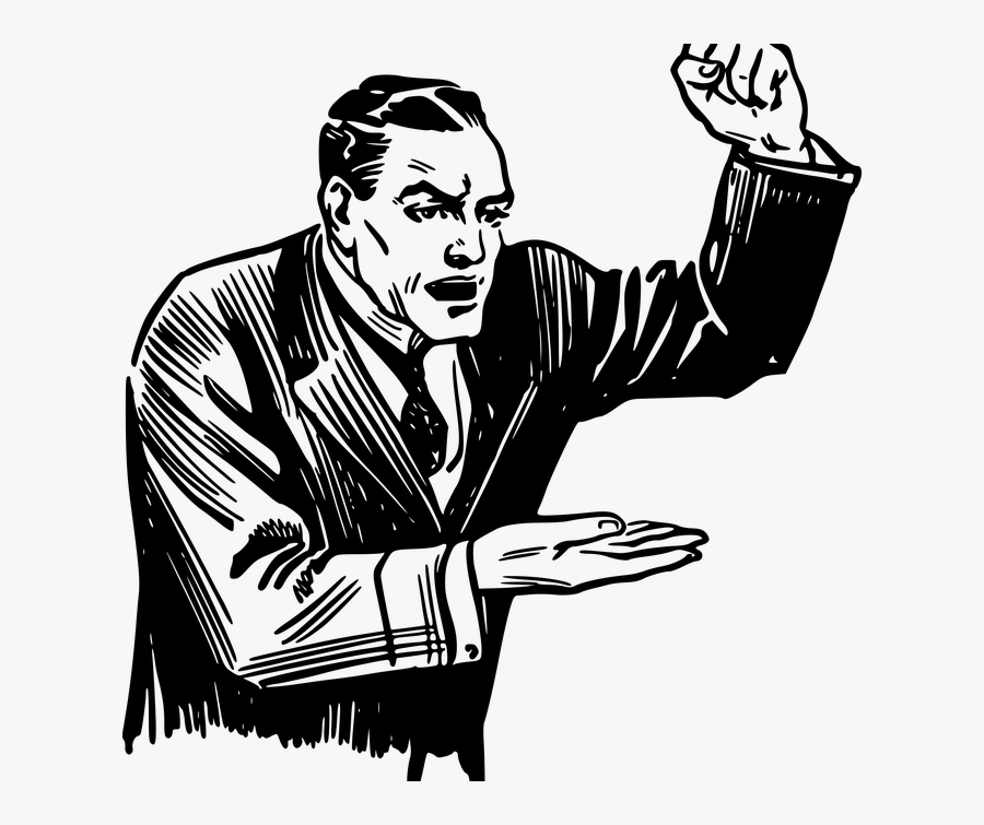 Political Clipart Counter Argument - Put Someone's Back Up, Transparent Clipart