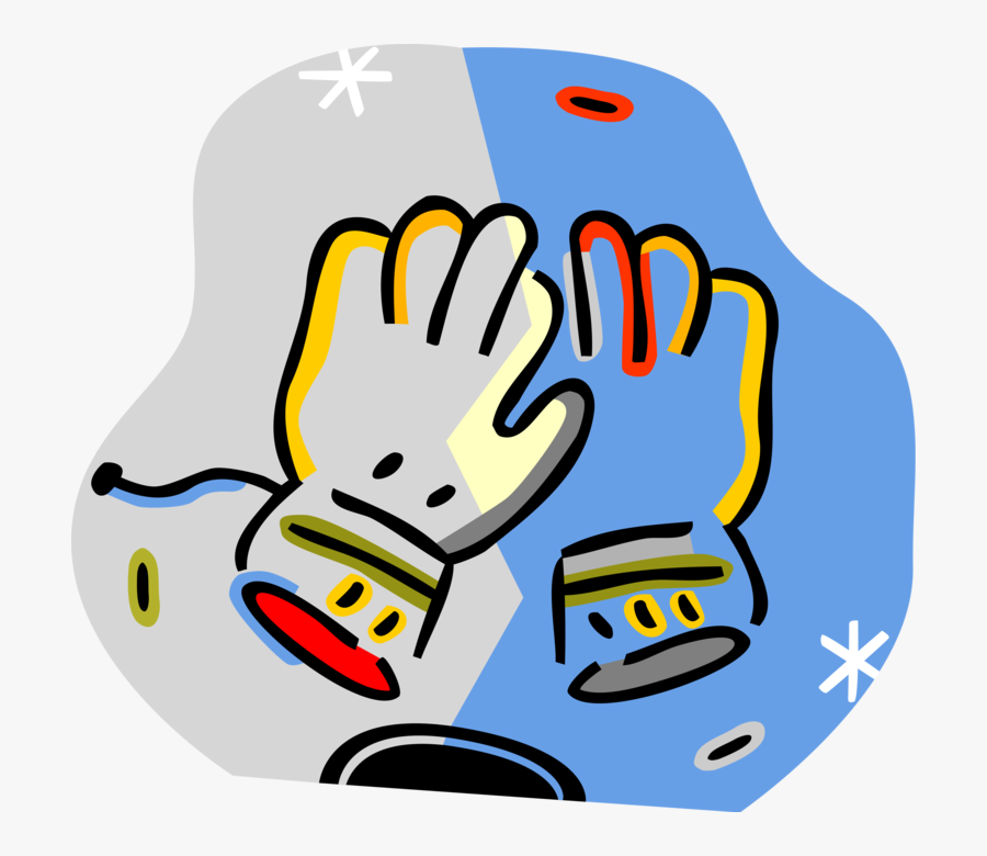 Glove Vector Winter - Alat Perlindungan Diri Bahaya Kecelakaan Pada Industri, Transparent Clipart