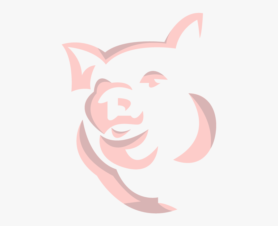 Pig Talisman Laser Mud Pink Eye Hog Piggy Pig Illustrator - Illustration, Transparent Clipart