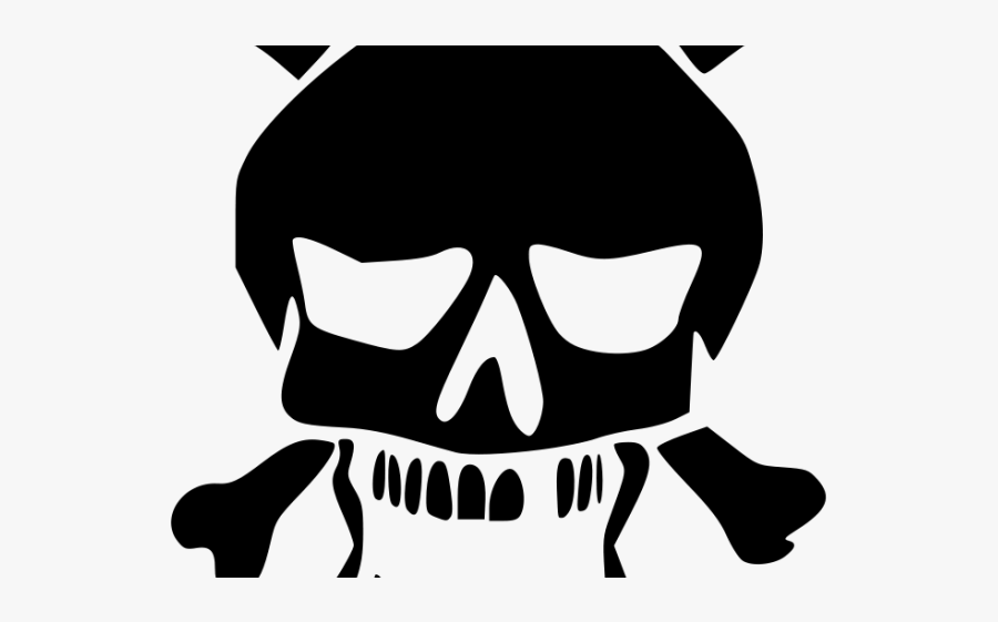 Skull Bones Halloween, Transparent Clipart