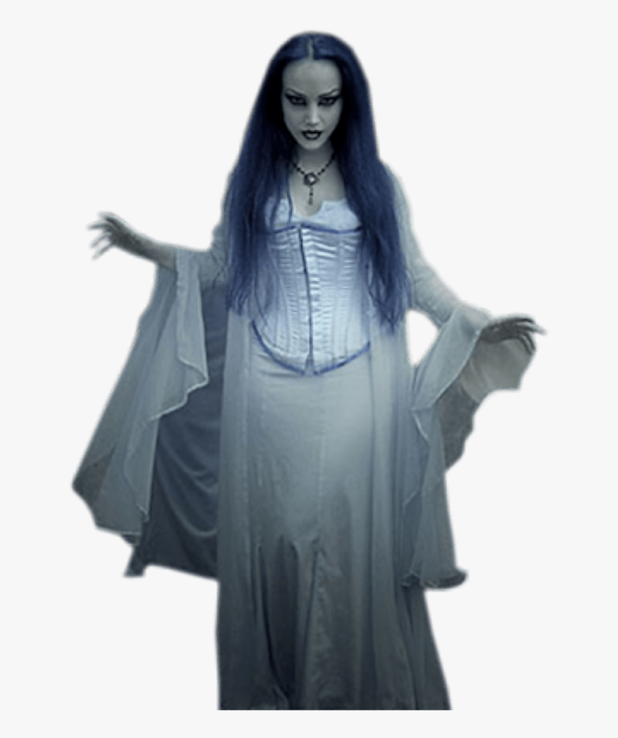 Ghost Women Scary Horror Dark - Ghost Lady Transparent Background, Transparent Clipart