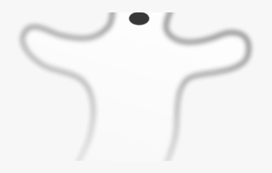 Scary Ghost Png - Monochrome, Transparent Clipart