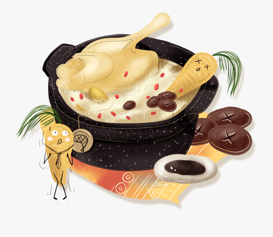 Transparent Chicken Noodle Soup Clipart - Soup Design Background, Transparent Clipart