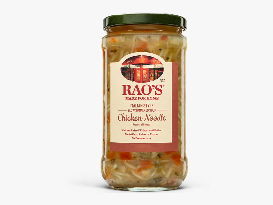Rao's Chicken Noodle Soup, Transparent Clipart