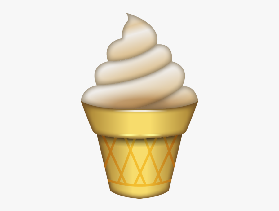 Ice Cream Emoji Whatsapp, Transparent Clipart