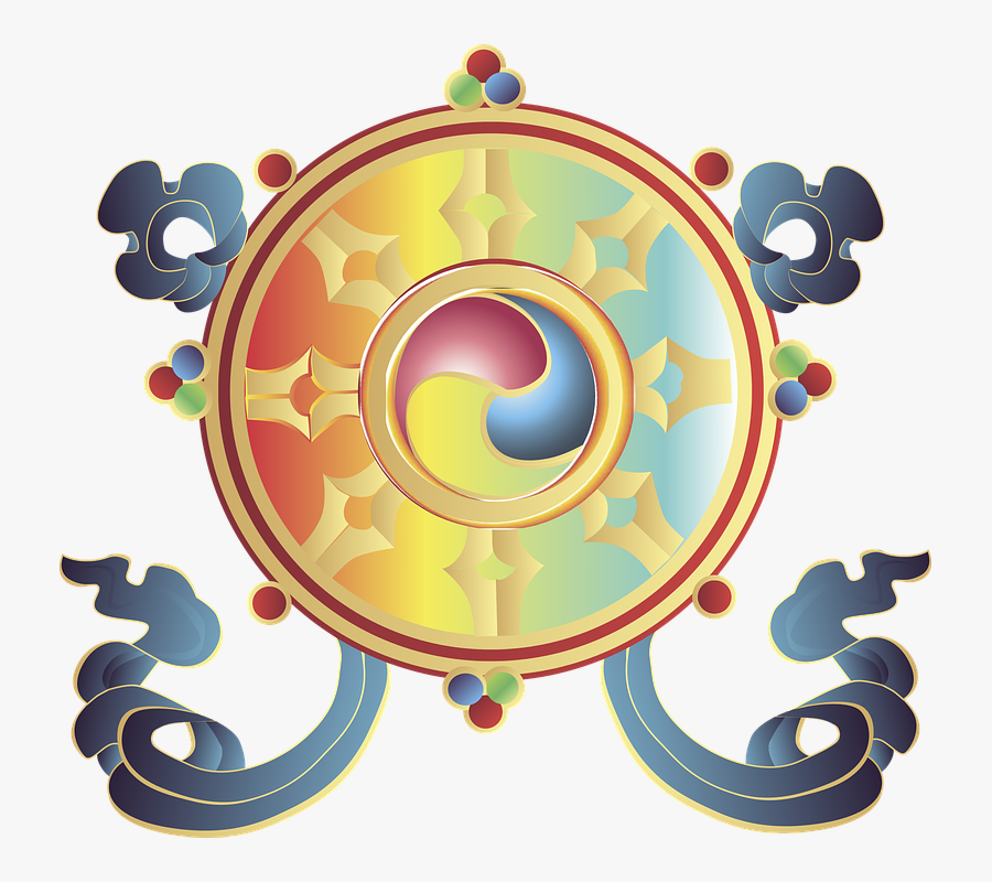 Transparent Buddhism Symbol Clipart - Circle, Transparent Clipart