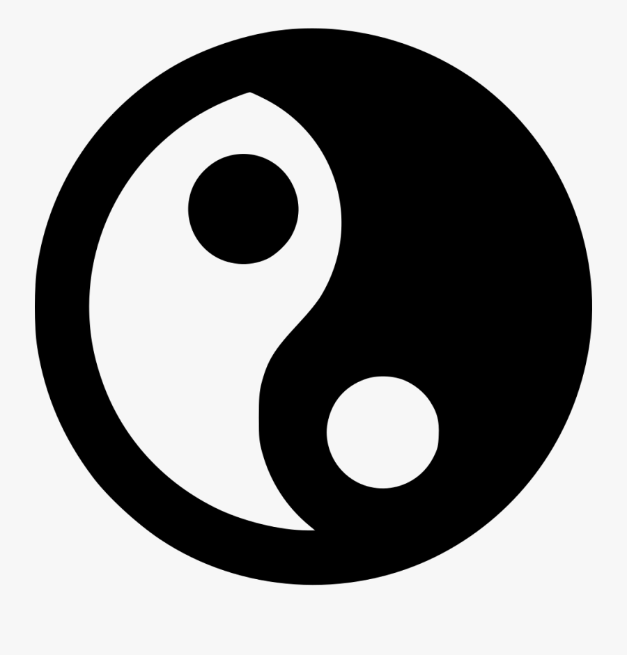 Ying Yang Png - Circle, Transparent Clipart