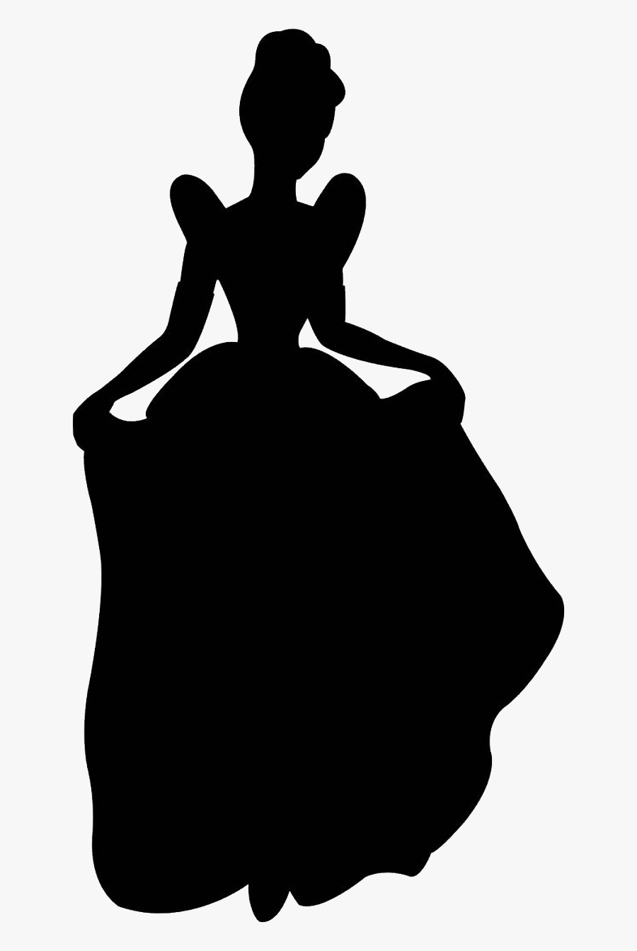 Cinderella Png - Fit Man Silhouette Png, Transparent Clipart