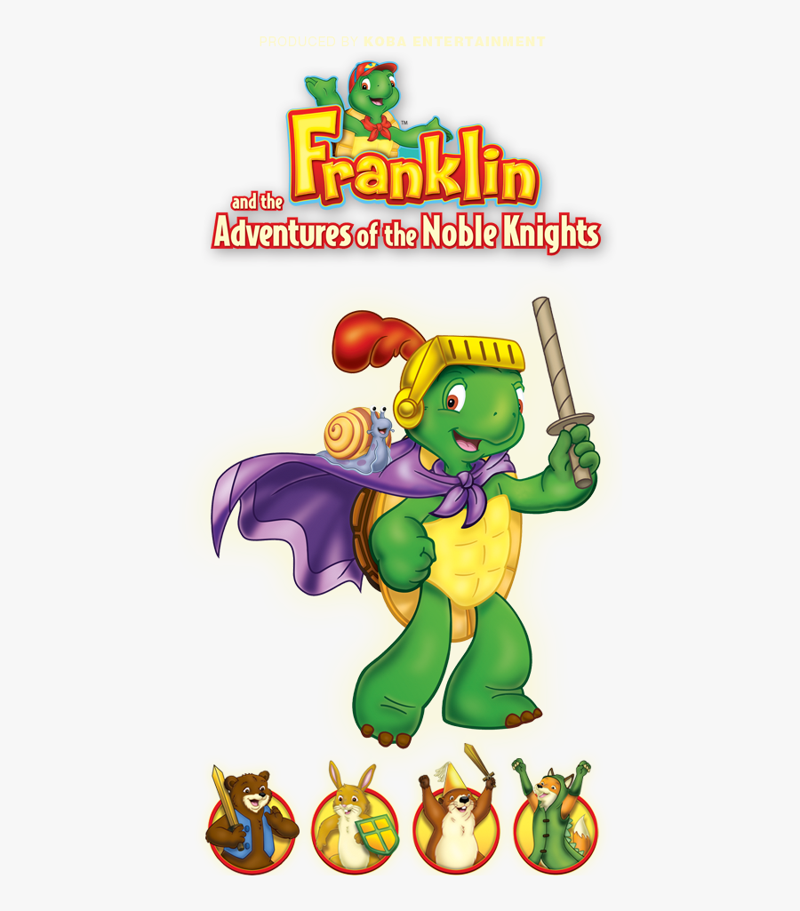 Knight Noble Frames Illustrations - Franklin And The Adventures Of The Noble Knights Logo, Transparent Clipart