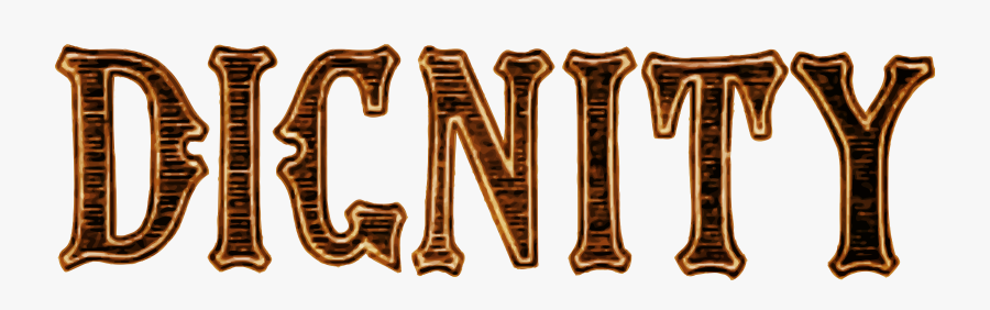 Noble Characteristic Typography - Dignity Lettering, Transparent Clipart