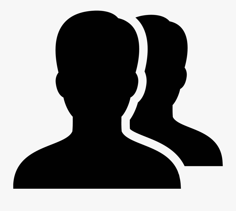 User Account Filled Human Head Silhouette- - Human Head Silhouette Png, Transparent Clipart