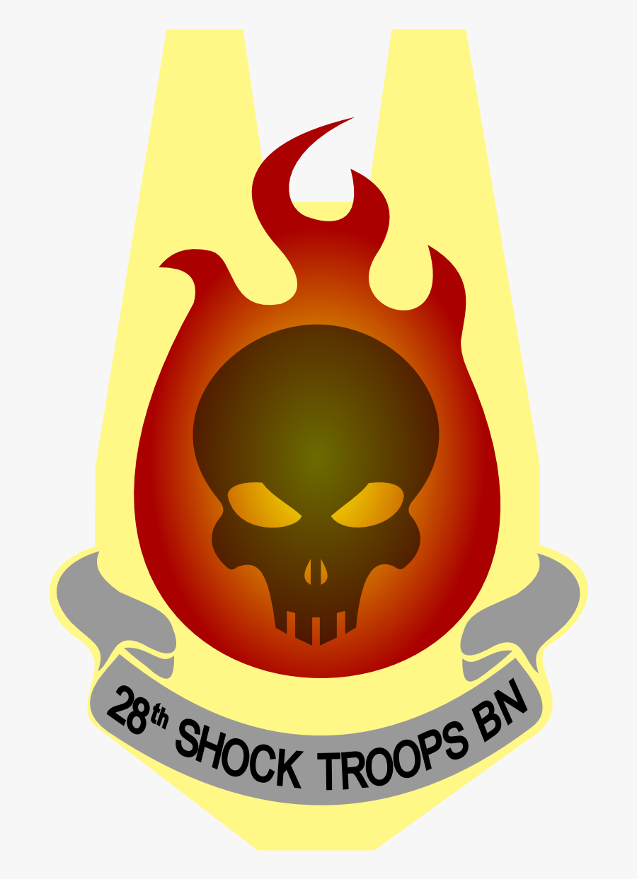 Th Shock Troops - Halo Odst Logo, Transparent Clipart