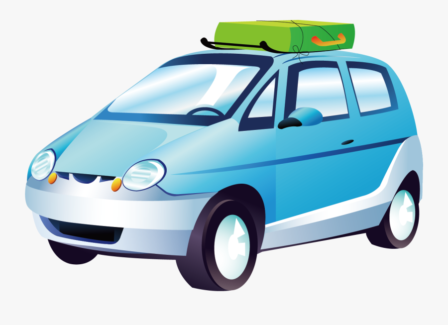Transportation Clipart Car Travel - Travel Road Trip Clipart, Transparent Clipart