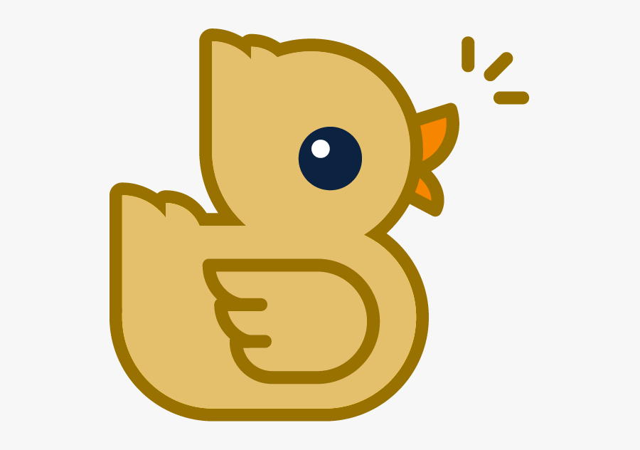 Transparent Duck Quack Clipart - Kawaii Duckling, Transparent Clipart