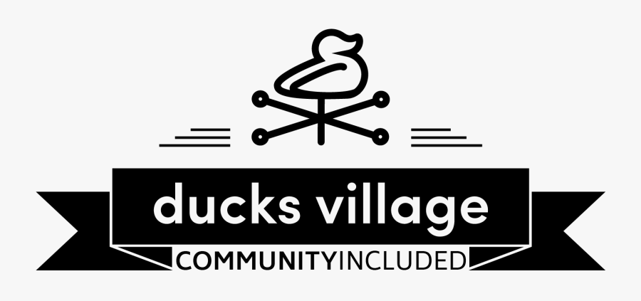 Clip Art Ducks Village - Duck, Transparent Clipart