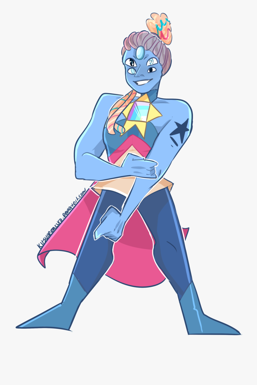 Awwww Someone Got To - Steven Universe Bismuth And Pearl Fusion, Transparent Clipart